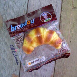 Breadou Croissant Bread Squishy Stress Ball Fidget Toy